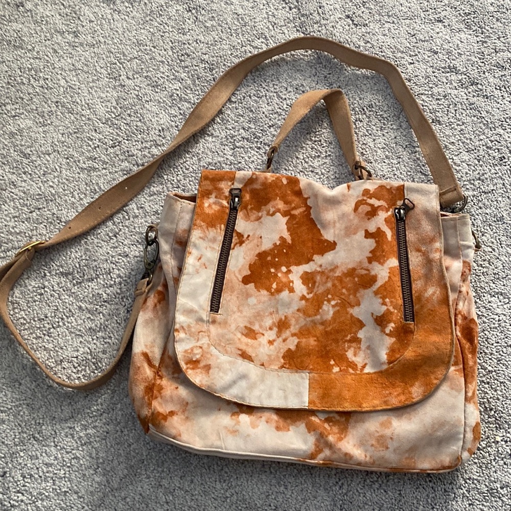 FP x Sabrina Tach Tie Dye Suede Crossbody
